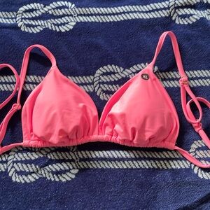 Hollister swim top in pink size XL
